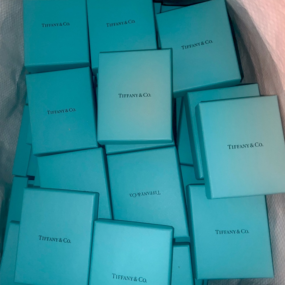 Set of 5 EMPTY Authentic Tiffany Boxes